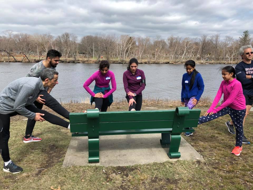 Group training in the park